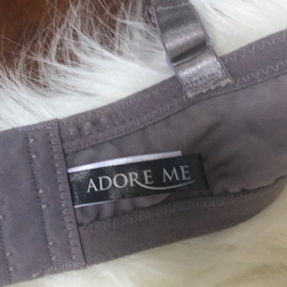 SOLD- Beautiful Lavender Satin & Lace Set - Picture 4 of 8